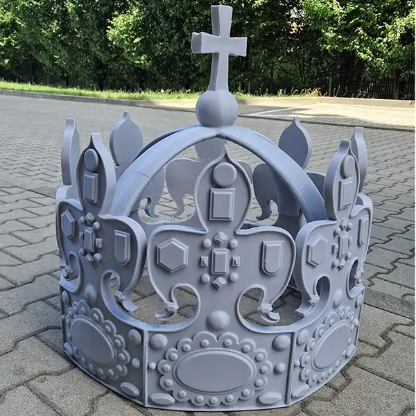 Korona Piastów pomnik druk 3D